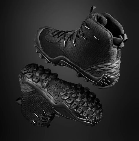 SKENARY DUTY Men's Bravo Leather Military Boots Waterproof Tactical Boots in Kuwait