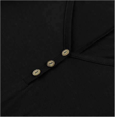 RANPHEE Womens Long Sleeve Henley T Shirts Fall Plus Size Tunic Tops in Kuwait