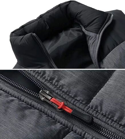 معاطف سترة مبطنة كاجوال للرجال من Vcansion بياقة واقفة in Kuwait