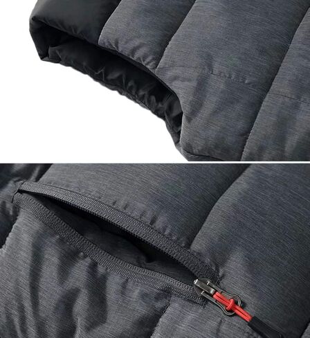 معاطف سترة مبطنة كاجوال للرجال من Vcansion بياقة واقفة in Kuwait