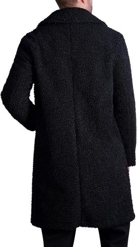 Karl Lagerfeld Paris Men's Casual Oversized Sherpa Coat in Kuwait