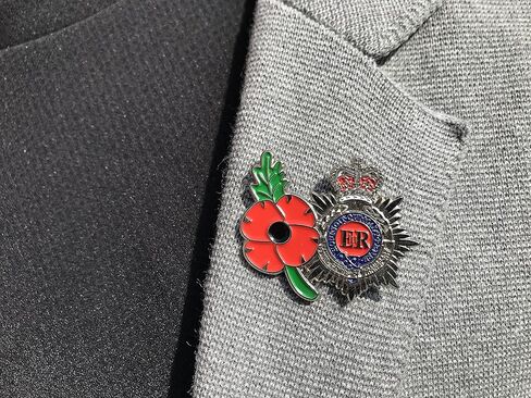 Sumi Silver Elizabeth Regina The Queen’s Platinum Jubilee Red Poppy Veterans Day Enamel Pin Badge Brooch (1), 38MMX30MM in Kuwait