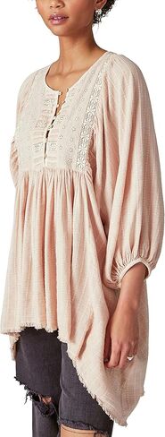 Lucky Brand Women's Lace Yoke Tunic in Kuwait