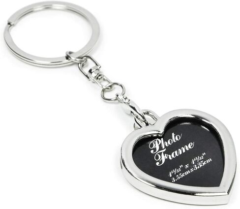 إطار صورة صغير Elechobby زينة سلسلة مفاتيح (على شكل قلب) in Kuwait