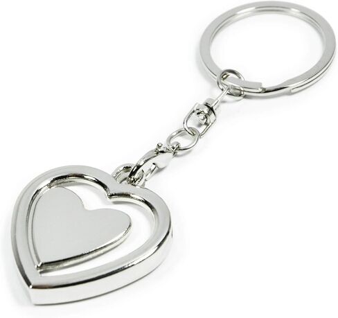 إطار صورة صغير Elechobby زينة سلسلة مفاتيح (على شكل قلب) in Kuwait