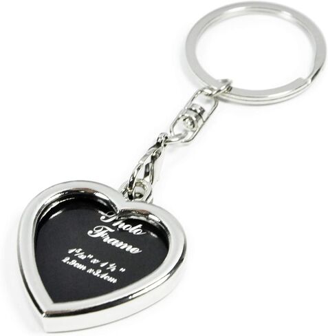 إطار صورة صغير Elechobby زينة سلسلة مفاتيح (على شكل قلب) in Kuwait