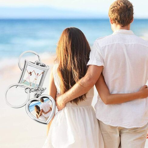 إطار صورة صغير Elechobby زينة سلسلة مفاتيح (على شكل قلب) in Kuwait