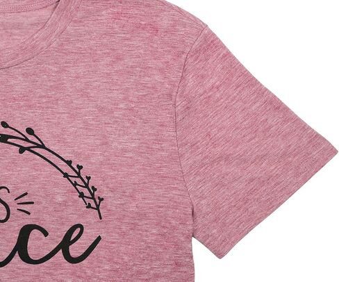 His Grace is Enough Tshirt Women Cute Jesus Christian Faith Shirts Cotton Graphic Tops Blouse in Kuwait