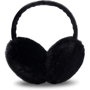 YATANAM Ear Muffs for Women Faux Fur Winter Girls Earmuffs Fluffy Adjustable Ear Warmers Cute Ear Covers