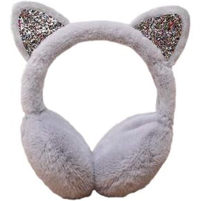المرأة الشتاء الدافئة القط الأذن يفشل لطيف Catear Earmuff للفتيات رقيق النساء المرأة عقال فو الفراء في الهواء الطلق غطاء للأذنين in Kuwait