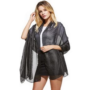 Wedding Shawl Metallic Sparkle Party Formal Shawls and Wraps for Evening Dresses