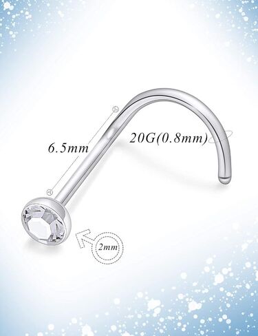 Goerhsjie Nose Studs Nose Rings Nose Ring Nose Piercings Nose Rings Studs Nose Rings for Women Nose Piercing Jewelry Nose Stud Surgical Steel Nose Ring Nose Piercing Nose Studs for Women Nose Jewelry in Kuwait