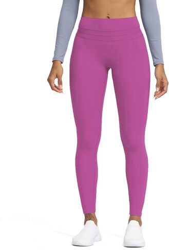 Aoxjox High Waisted Workout Leggings for Women Scrunch Tummy Control Luna Buttery Soft Gym Yoga Pants 26" in Kuwait