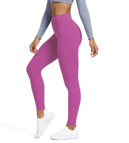 Aoxjox High Waisted Workout Leggings for Women Scrunch Tummy Control Luna Buttery Soft Gym Yoga Pants 26" in Kuwait