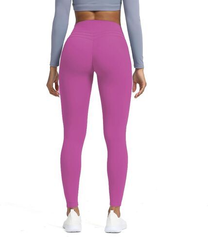 Aoxjox High Waisted Workout Leggings for Women Scrunch Tummy Control Luna Buttery Soft Gym Yoga Pants 26" in Kuwait