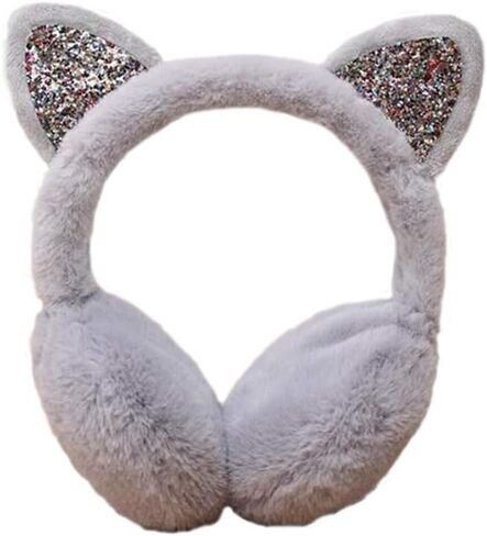 المرأة الشتاء الدافئة القط الأذن يفشل لطيف Catear Earmuff للفتيات رقيق النساء المرأة عقال فو الفراء في الهواء الطلق غطاء للأذنين in Kuwait