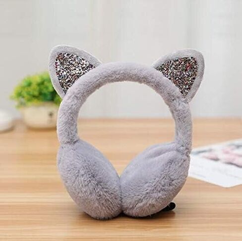 المرأة الشتاء الدافئة القط الأذن يفشل لطيف Catear Earmuff للفتيات رقيق النساء المرأة عقال فو الفراء في الهواء الطلق غطاء للأذنين in Kuwait