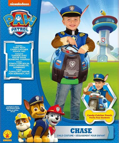 Rubie's Paw Patrol 3D Chase Candy Catcher Child Costume, Toddler in Saudi Arabia