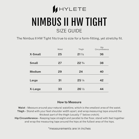 HYLETE Nimbus II سروال ضيق عالي الخصر للتمرين للنساء in Kuwait