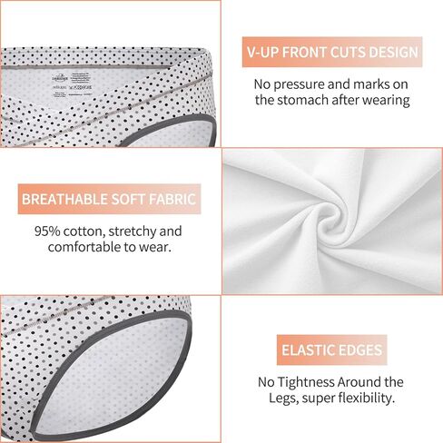 6 Pack Womens Cotton Maternity Underwear Mix Color in Kuwait