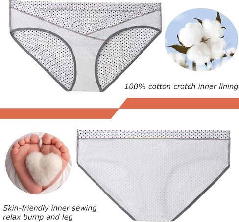 6 Pack Womens Cotton Maternity Underwear Mix Color in Kuwait