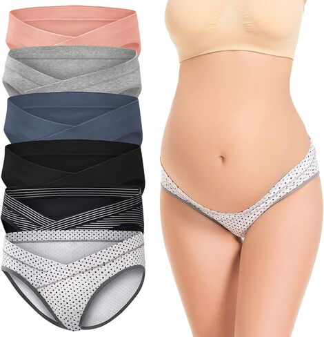 6 Pack Womens Cotton Maternity Underwear Mix Color in Kuwait