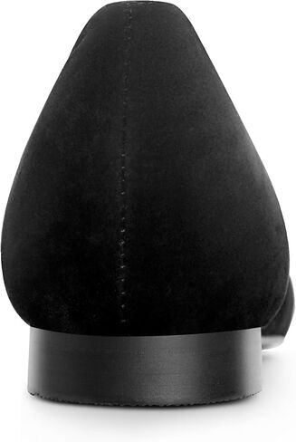 حذاء CASALANDER نسائي بمقدمة مدببة سهل الارتداء حذاء باليه مسطح للنساء حذاء مريح من جلد نوبوك بسيط in Kuwait