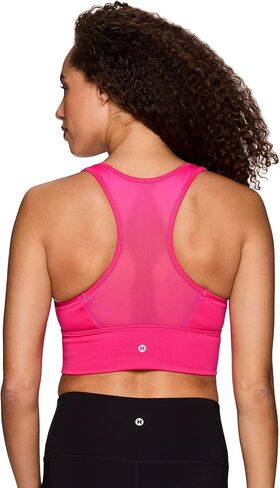 RBX Active Women's Athletic Fashion Racerback Seamless Low Impact Workout Sports Bra in Kuwait