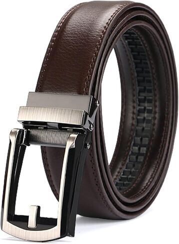 حزام جلدي للرجال من TECKE مع مشبك أوتوماتيكي وأحزمة سقاطة كلاسيكية in Kuwait