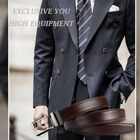 حزام جلدي للرجال من TECKE مع مشبك أوتوماتيكي وأحزمة سقاطة كلاسيكية in Kuwait