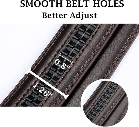 حزام جلدي للرجال من TECKE مع مشبك أوتوماتيكي وأحزمة سقاطة كلاسيكية in Kuwait