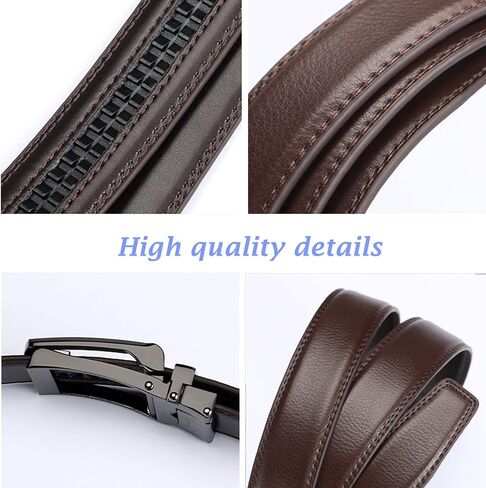 حزام جلدي للرجال من TECKE مع مشبك أوتوماتيكي وأحزمة سقاطة كلاسيكية in Kuwait