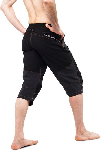 Ucraft "Xlite Rock Climbing Bouldering and Yoga Knickers ¾ بنطال كابري للرجال والنساء. خفيف الوزن، ومطاط، وجيد التهوية in Kuwait