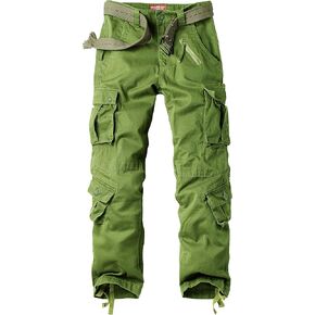 TRGPSG Women's Casual Combat Cargo Pants, Cotton Outdoor Camouflage Military Multi Pockets Work Pants in Saudi Arabia