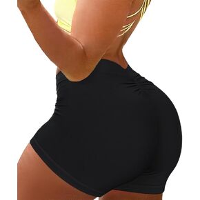 شورت نسائي على شكل حرف V من الخلف للتمرين على المؤخرة، سروال قصير مثير للرفع في صالة الألعاب الرياضية واليوجا وسائقي الدراجات النارية in Kuwait