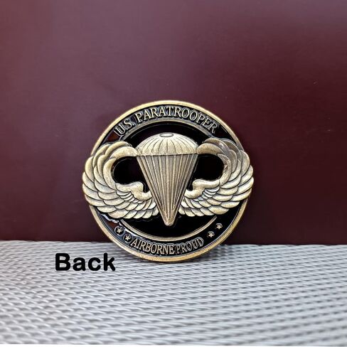 PiaoHao American Paratrooper Military Challenge Coin Airborne Proud Collection Souvenir in Kuwait