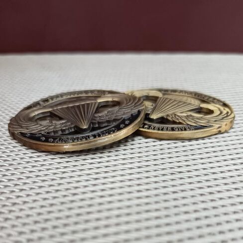 PiaoHao American Paratrooper Military Challenge Coin Airborne Proud Collection Souvenir in Kuwait