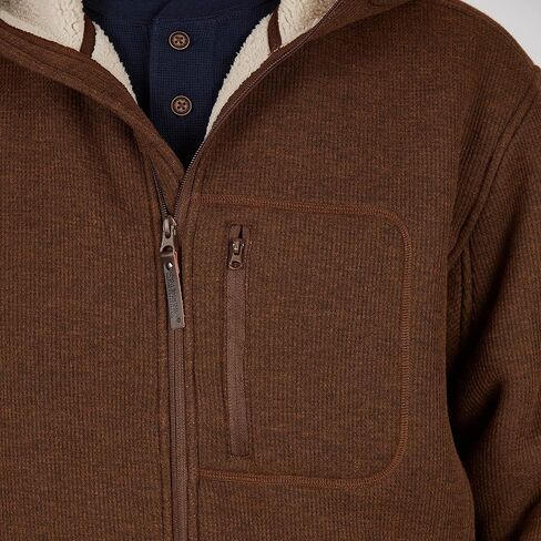 Smith's Workwear Men's Sherpa Lined Hooded Thermal Shirt Jacket in Saudi Arabia