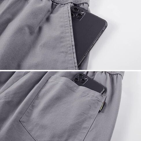 Msmsse Womens Hiking Shorts Cargo Knee Length Drawstring 5 Pockets Elastic Waisted Shorts for Summer Casual in Kuwait