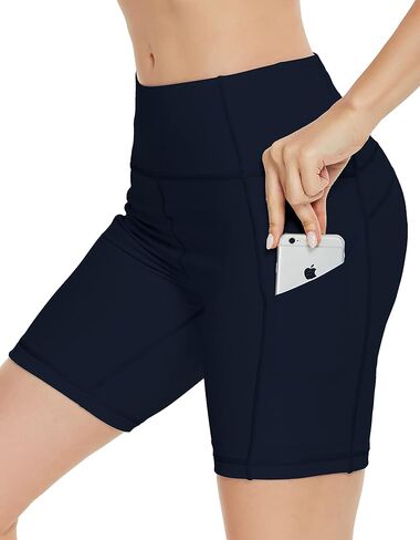 كوينيكي شورت ركوب الدراجات للنساء، بنطلون رياضي قابل للتمدد، شورت جري قصير غير شفاف، شورت تدريب لليوغا وصالة الالعاب الرياضية واللياقة البدنية والترفيه in Kuwait