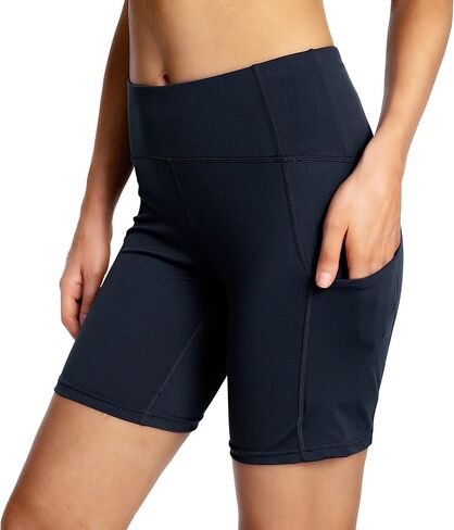 كوينيكي شورت ركوب الدراجات للنساء، بنطلون رياضي قابل للتمدد، شورت جري قصير غير شفاف، شورت تدريب لليوغا وصالة الالعاب الرياضية واللياقة البدنية والترفيه in Kuwait
