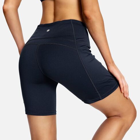 كوينيكي شورت ركوب الدراجات للنساء، بنطلون رياضي قابل للتمدد، شورت جري قصير غير شفاف، شورت تدريب لليوغا وصالة الالعاب الرياضية واللياقة البدنية والترفيه in Kuwait