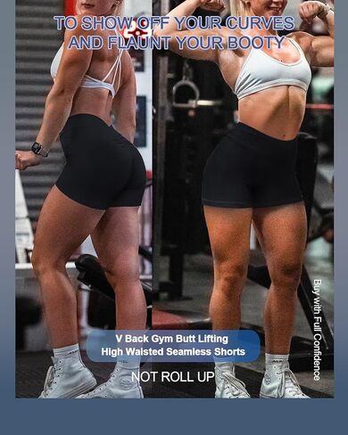 شورت نسائي على شكل حرف V من الخلف للتمرين على المؤخرة، سروال قصير مثير للرفع في صالة الألعاب الرياضية واليوجا وسائقي الدراجات النارية in Kuwait