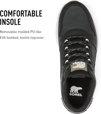 حذاء رياضي رجالي من Sorel Mac Hill Chukka WP - حذاء رياضي من الجلد السويدي المقاوم للماء للمطر والثلج in Kuwait