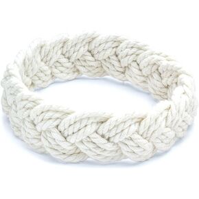 World End Imports Medium White Sailor Knot Bracelet in Saudi Arabia