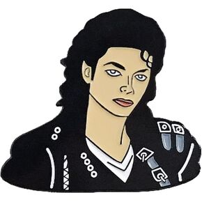 مجموعة Michael MJ Brooch المعدنية الرقيقة للمعجبين يجب شراؤها لإحياء ذكرى الطراز العتيق in Kuwait