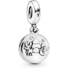 Pandora Perfect Christmas Charm - Compatible Moments Bracelets - Jewelry for Women - Gift for Women in Your Life - Made with Sterling Silver, Cubic Zirconia & Enamel in Saudi Arabia