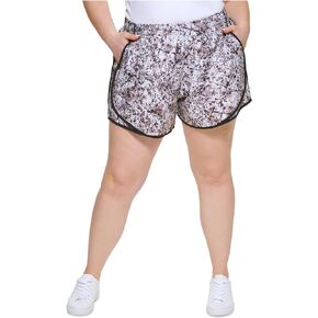 Calvin Klein Women's Printed Running Shorts Beige Size 3X in Saudi Arabia