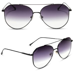 DIFF Jane oversized lightweight aviator sunglasses for women UV400 protection, trendy 2023 classic aviator style