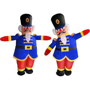 NiSotieb زي عيد الميلاد القابل للنفخ لتزيين عيد الميلاد للبالغين للبالغين/حفلة عيد الميلاد/الموكب in Kuwait